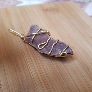 🆕️Wire Wrapped Rock Pendant 5